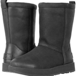 UGG Classic Short Leather Waterproof Boot 8 Women'